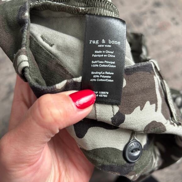 UTILITY STYLE Camo Field Pants – Rag & Bone Cliffe Cotton – Men’s 32x30 - Picture 6 of 7